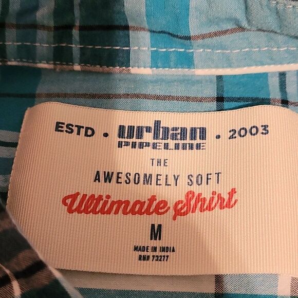 Urban Pipeline awesomely soft mens plaid shirt - Picture 5 of 6